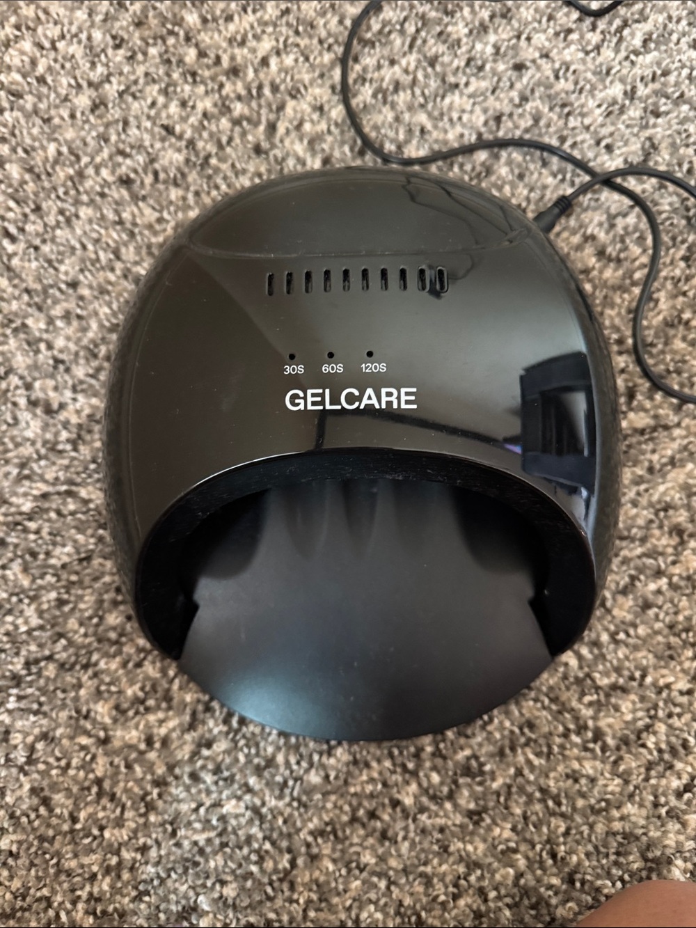 Black LED/UV Nail Lamp